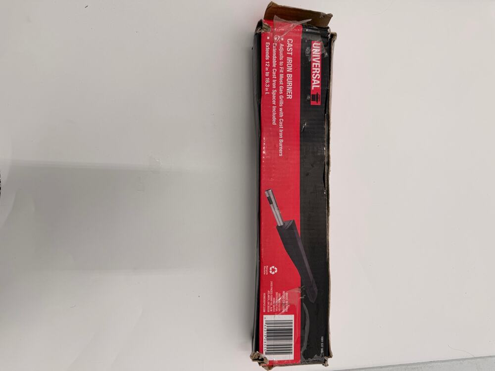 Universal 540-0006 Replacement Cast Iron Grill Burner Adjustable 12-16.3” NEW